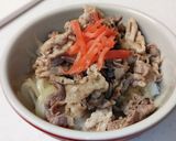 黒豚切り落としwith玉ねぎ丼。作り方8写真