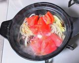 牛肉トマトのとろ〜りチーズうどん作り方4写真