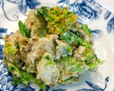 春の香り♪蕗の薹と菜の花のポテトサラダ作り方7写真