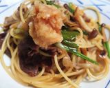 牛すきパスタおろしポン酢作り方4写真