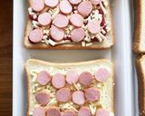 はじめて♡どっちが好き？紅白ピザトースト作り方4写真