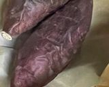 さつまいもとリンゴ、クリチの巾着作り方1写真