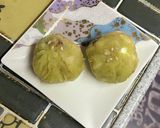 さつまいもとリンゴ、クリチの巾着作り方6写真