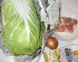 鶏肉白菜クリーム煮♪胸がつかえる簡単薬膳作り方1写真