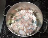 鶏肉白菜クリーム煮♪胸がつかえる簡単薬膳作り方3写真