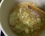 焦がしネギのわかめスープ作り方3写真