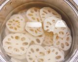 れんこんの煮物作り方1写真