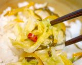 ゆず大根風♪『塩昆布入りゆず白菜』の漬物作り方9写真