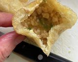 油揚げにピリとろ肉詰め焼き作り方3写真