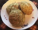 ♡ふわふわ抹茶黒豆メロンパン作り方26写真
