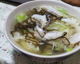 超簡単★塩昆布と刺身でお茶漬け作り方1写真