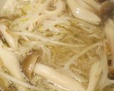 鶏肉としめじのアーモンドミルクスープ作り方3写真
