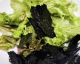 サニーレタスの中華風スープ♪余ったら是非作り方1写真