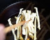 《きのこたっぷりつけ汁そば》作り方4写真