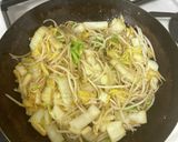 白菜ともやしのほりにし炒め作り方3写真