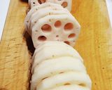 向こうが見えるレンコンの「筑前煮」風作り方7写真