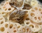 向こうが見えるレンコンの「筑前煮」風作り方11写真