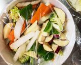 お一人様☆味噌クリーム根菜たっぷり野菜炒作り方12写真