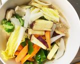 お一人様☆オイごま根菜たっぷり野菜炒作り方13写真