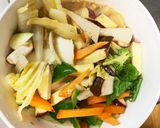 お一人様☆オイごま根菜たっぷり野菜炒作り方14写真