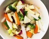 お一人様☆味噌クリーム根菜たっぷり野菜炒作り方14写真
