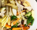 お一人様☆オイごま根菜たっぷり野菜炒作り方15写真
