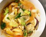 お一人様☆味噌クリーム根菜たっぷり野菜炒作り方18写真