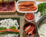 サーモンとイクラの巻き寿司作り方3写真