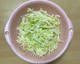 超簡単☆お好み焼き風キャベもち♪♪作り方1写真