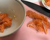 サーモンといくらの生醤油麹和え作り方1写真