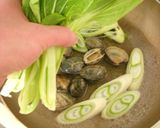あさりとチンゲン菜のナンプラー蒸し作り方3写真