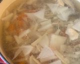 おばあちゃん直伝鶏ガラのお雑煮（北海道）作り方2写真