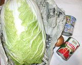 さば缶白菜パスタ♪むくみに鯖・簡単薬膳作り方1写真