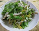 水菜とたくあんのごまサラダ作り方3写真
