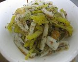 水菜とたくあんのごまサラダ作り方2写真