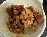 本鮪漬け納豆のどんぶり飯作り方1写真