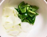 肉無チクワ簡単ウスター梅クリーム味野菜炒作り方5写真