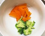 肉無チクワ簡単ウスター梅クリーム味野菜炒作り方6写真