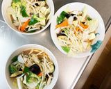 肉無チクワ簡単ウスター梅クリーム味野菜炒作り方14写真