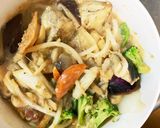 肉無チクワ簡単ウスター梅クリーム味野菜炒作り方19写真