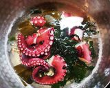 たことわかめのかんたん味噌汁作り方4写真