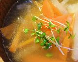 だいこん＆にんじんの根菜雑煮作り方2写真