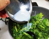 カキとホウレン草のソテー作り方10写真