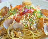 燻製風味が美しいです、ボンゴレパスタ作り方16写真