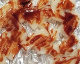 切り餅で韓国ピザチーズ☆節水★洗い物ゼロ作り方4写真