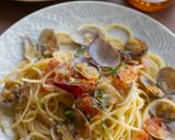 燻製風味が美しいです、ボンゴレパスタ作り方17写真