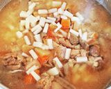煮物をリメイク☆炊き込みご飯作り方4写真
