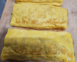 ほうれん草と明太子の厚焼き玉子作り方4写真