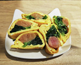 ほうれん草と明太子の厚焼き玉子作り方5写真