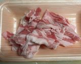 たけのこと豚バラ肉のグラタン作り方2写真